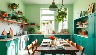 15 Eccentric Green Kitchen Ideas That’ll Make You Rethink Your Style!